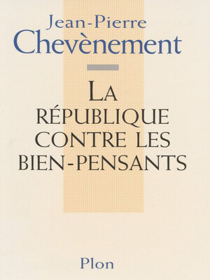cover image of La République contre les bien-pensants
